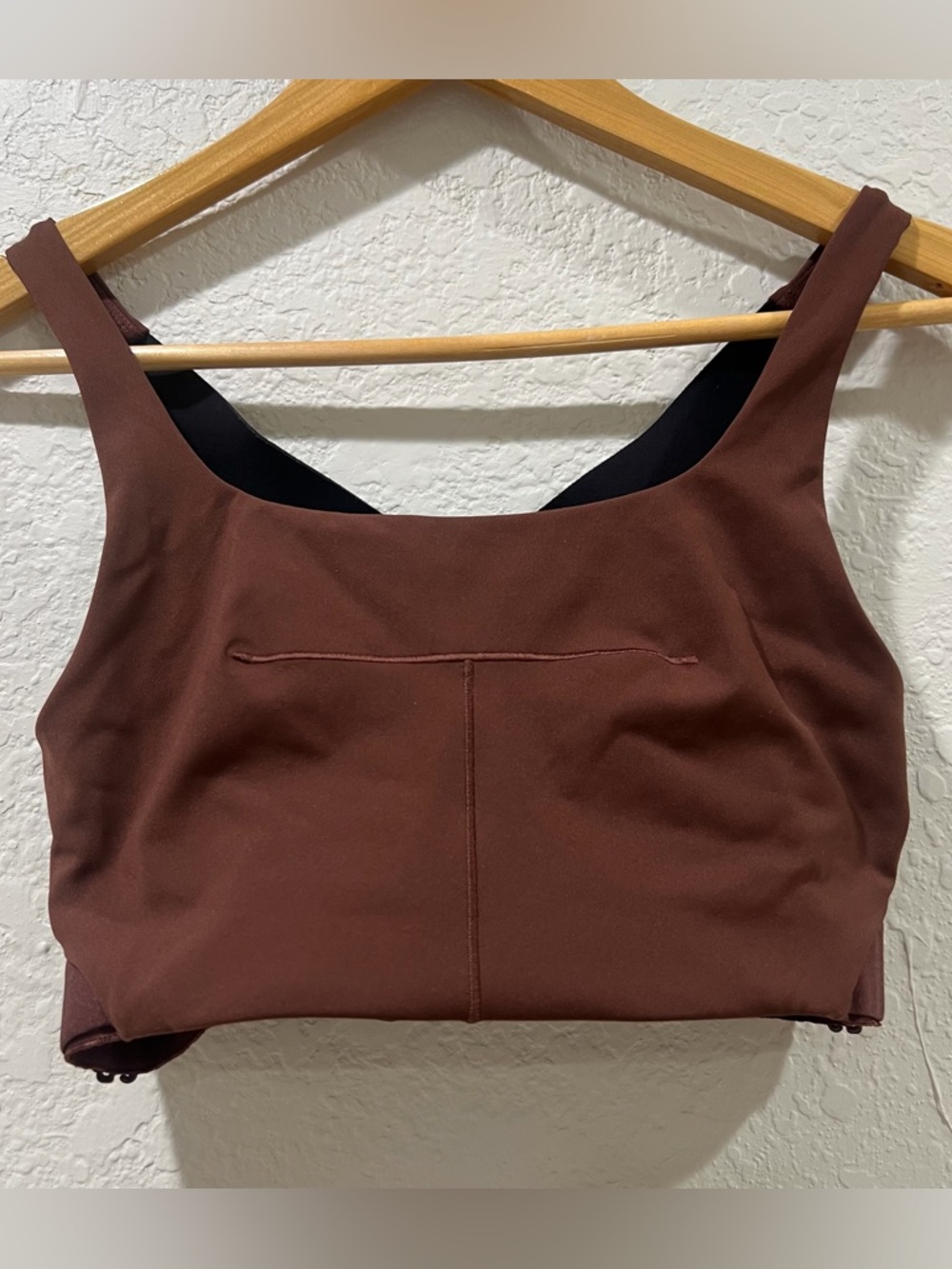 Lululemon LAB Esker Bra Brown Adjustable Size 4